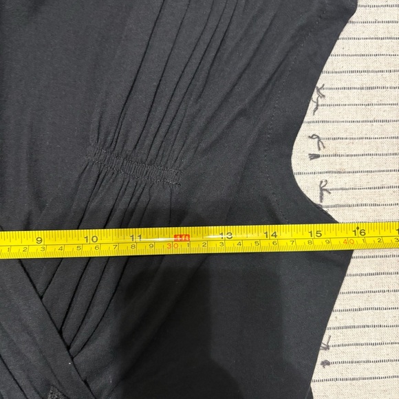 Y2K Black Sleeveless top with lace detailing goth romantic feminine Size Small - Picture 6 of 8